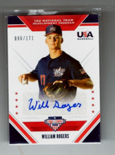 2020 Panini Stars & Stripes WILLIAM ROGERS National Team Signatures AUTO 96/171