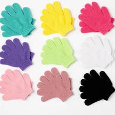 9 Pairs - Exfoliating Bath Gloves  Body Scrub Spa Shower Mitts Assorted Colors