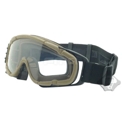 FMA SI-Ballistic Goggle Updated Fan Version Glasses Anti-fog Dust Eyewear Army