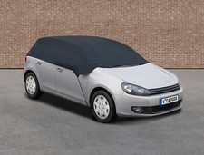 APA Half Garage XXL with Elastic and Hook Passenger Car Auto Water Resistant 338x165x58cm