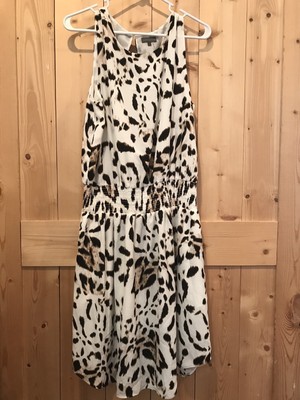 vince camuto animal print dress