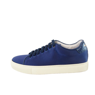 Paul Smith Sneaker blau Damen low top Schuh Freizeit sportlich Stoff Leder 7 Neu