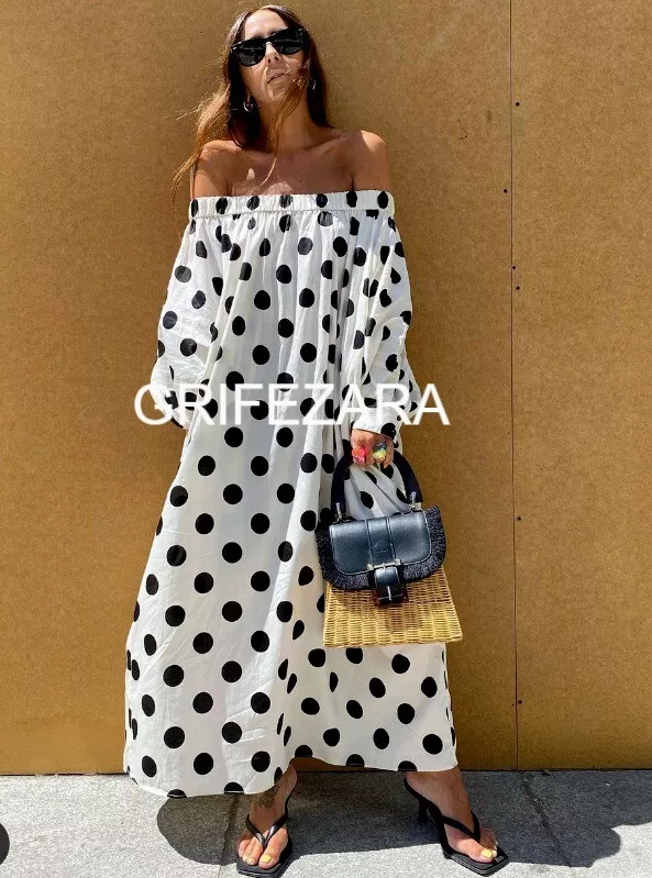 ZARA POLKA DOT DRESS LIMITED EDITION XS L REF.2674 203 BLOGGERS FAVORITE