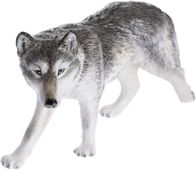 NEU verpackt John Beswick Walking Wolf Figur Ornamant JBDW3 Geschenk handbemalt  