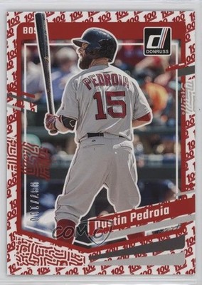2023 Panini Donruss One Hundred 7/100 Dustin Pedroia #157 1cx3