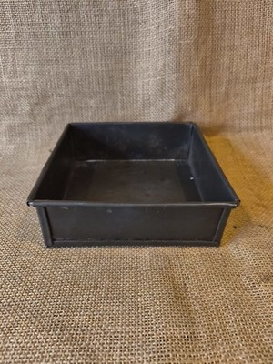 Industrial Green Metal Storage Tray Box Workshop Engineers Retro Vintage TV Prop