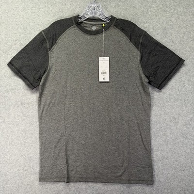 Tasc Performance Carrollton Blocked T Shirt Mens Small Heather Gray Organic