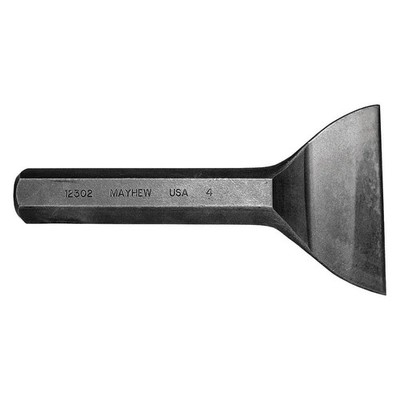MAYHEW SELECT 12302 Mason Chisel,4 in. x 7-1/2 in.,Steel 41GK06