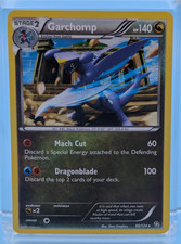 Garchomp 90/124 Holo - Rare - Pokémon Dragons Exalted - MP - See Video on eBay