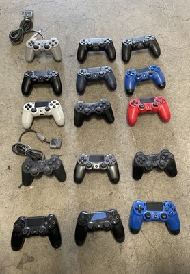 Sony PlayStation Controllers lot of 15 various generations PS3 PS4 and older