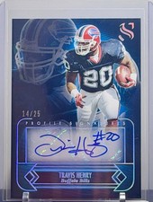 2025 Panini Silhouette Profile Signatures Auto /25 Travis Henry Bills PS-THY