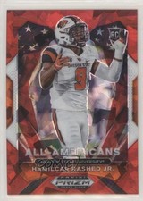 2021 Panini Prizm Draft Picks All-American Red Ice Hamilcar Rashed Jr #189 10uo