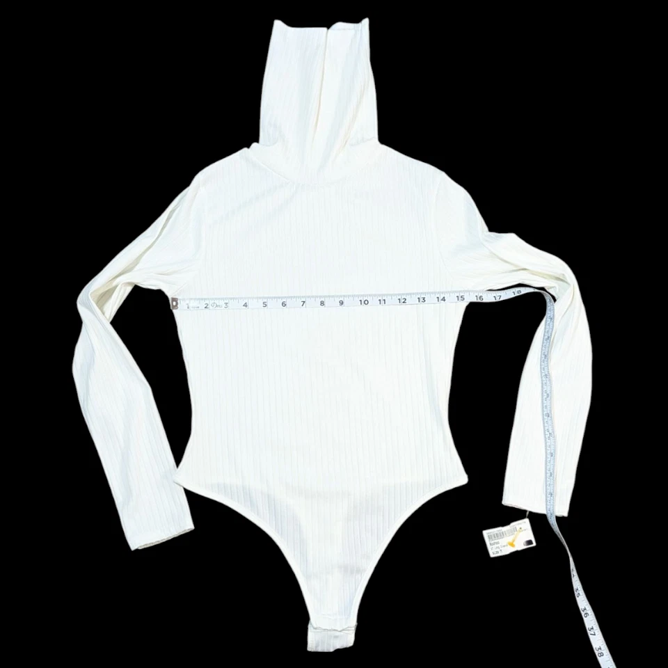 Mujer - Boohoo Body Cuello Alto - Nuevo Blanco Talla Med US 6 UK 10 EUR 38 Foto 2 de 4