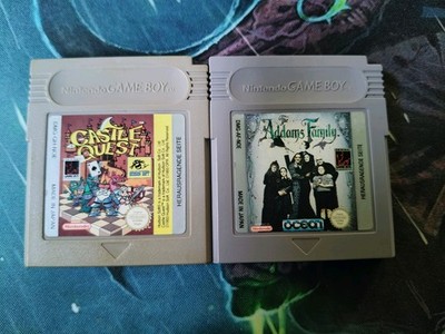 Gameboy Spielmodule Castle Quest + Addams Family Nintendo Hudson Soft Ocean Top