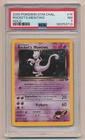 PSA 7 Pokemon Gym Challenge Unlimited Holo Rare Rocket's Mewtwo 14/132 NEAR MINT