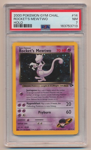 Mewtwo graded PSA 7 for sale on eBay