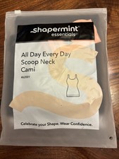 SHAPERMINT All Day Everyday Scoop Neck Cami Color Black, Size 3XL 62001