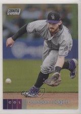 2020 Topps Stadium Club Chrome Refractor Brendan Rodgers #97 8k4