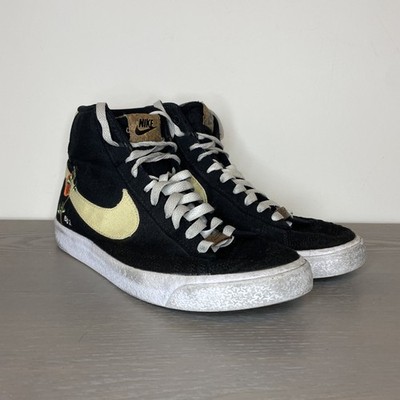 Nike Blazer Mid 77 Shoes Mens 8 Pomegranate Black High Top Sneakers CI1166-001