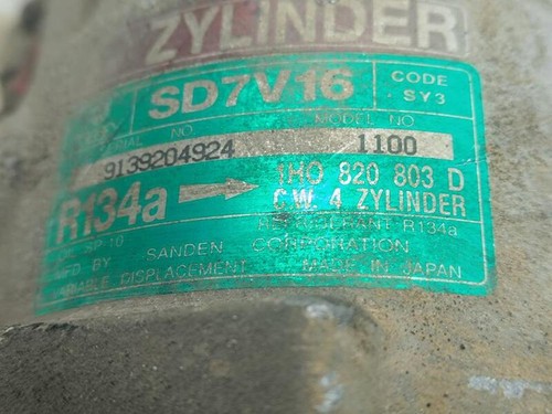 klimakompressor SEAT IBIZA 6K1 1H0820803D cansp198602