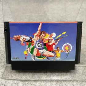 Famicom Software Model Hyper Olympic Hyper Sports Konami LOw19