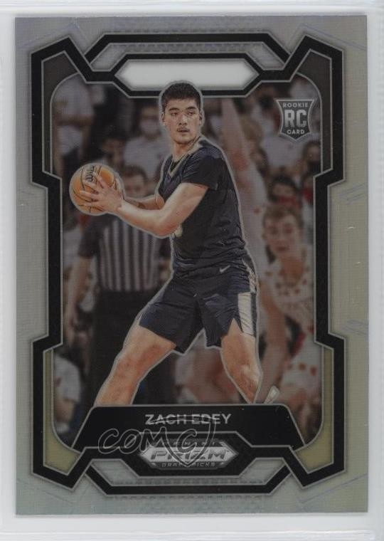 2024-25 Panini Prizm Draft Picks Silver Prizm Zach Edey #1 Rookie RC 1ht3