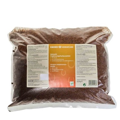Emiko EM HorseCare Bokashi Pferde 8kg Darmflora Kleie-Kräuter-Ferment  Ergänzung