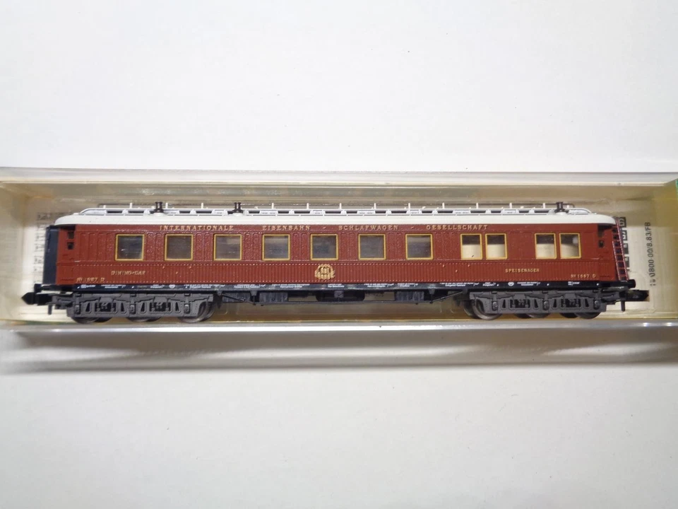 MINITRIX 51 3181 00 Speisewagen CIWL in BELEUCHTET OVP (14029)