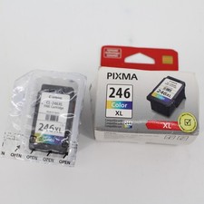 2x Genuine Canon CL-246XL Color Ink Cartridge 246 XL Open Box New Condition