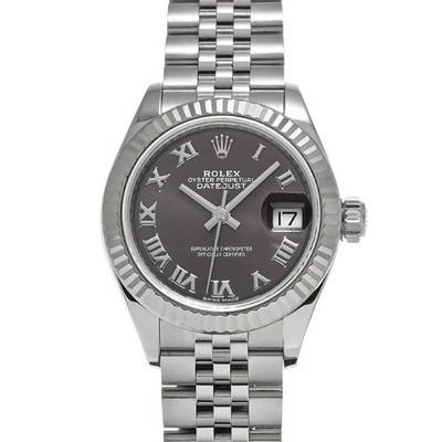 Rolex Datejust 279174 28mm Stainless Steel Gray Wristwatch #WW4605