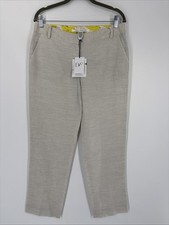 NWT Diane Von Furstenberg Georginne Cropped Women's Pants - Beige - Size 6