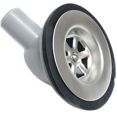 Edelstahl Spüle Ablauf rechtwinklig 1-1/4'' - 3/4'' Schlauch