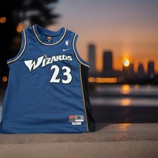 Michael Jordan Washington Wizards Nike Swingman Away Jersey Sz M Kids NBA