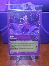 Elsa The Fifth Spirit 6/P3 Disney Lorcana Promo Card w/ Card Saver -Grade-Ready 