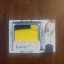 2023 Leaf Trinity Kel’el KeLeL Ware Rookie Card Blue Auto Patch RC # 2/40 RPA