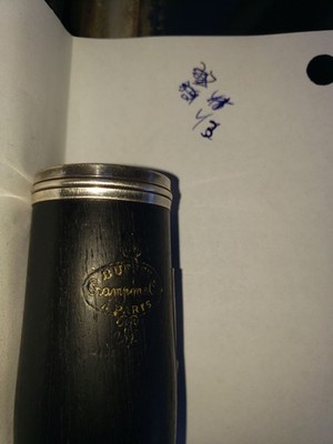 #43  Vintage Buffet Crampon R13 66 Clarinet Barrel, Likely Mid 60 s.  Nickel