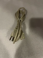 6 Feet Power Cord for Computer, Printer, Monitor & Scanner, Beige Color