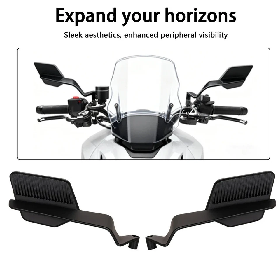 Rétroviseurs latéraux de moto à Rotation réglable pour MT07 MT09 Z900 Z750 Z125 - Photo 3/4