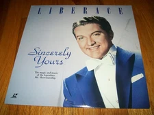 SINCERELY YOURS Laserdisc LD EXCELLENT CONDITION VERY RARE GREAT FILM LIBERACE