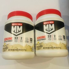 Muscle Milk Genuine Protein Powder, Vanilla Cr me 1.93lbs Exp 9/26 2 