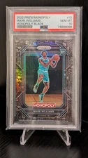 2022-23 Prizm Monopoly Monopoly Mark Williams Black PSA 10 Gem Mint POP 9!