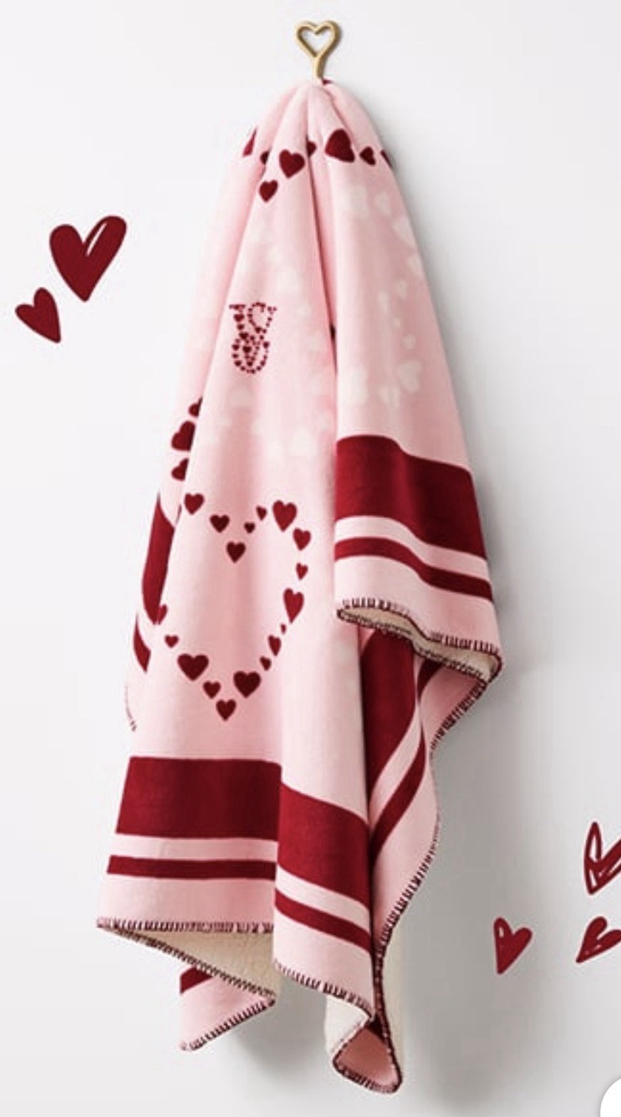 Valentine Hearts 2026 Red Pink - New