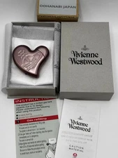 Vivienne Westwood Heart Electronic Gas Lighter Valentine's Day Edition Pink NIB