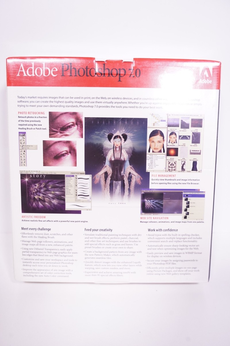 Adobe Photoshop 7.0 (Retail) (1 User/s) - Upgrade for Windows