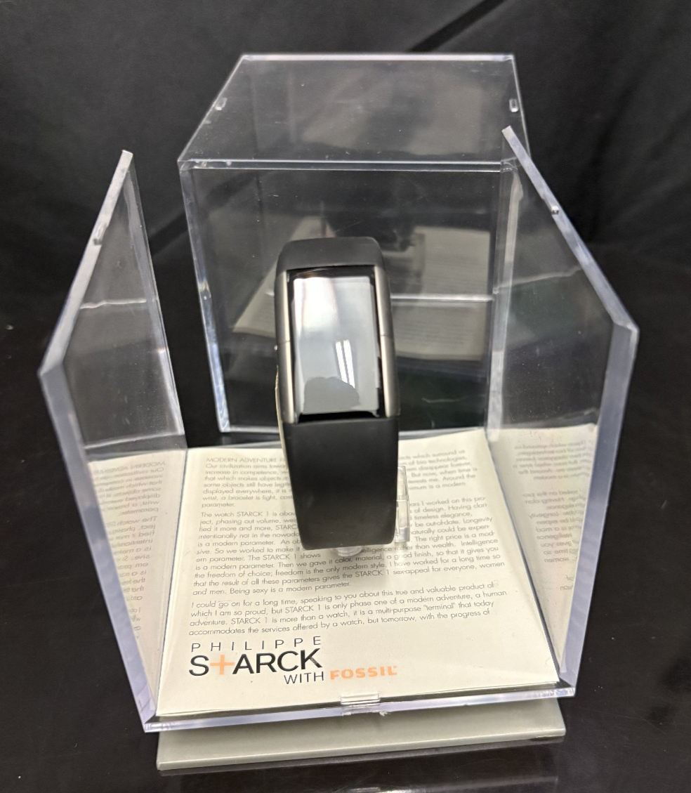 Rare Y2K 2001 NEW NIB Vintage Philippe Starck Fossil Watch Model