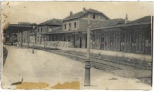 RPPC Verdun France Train Station US Army Posted AEF Censored Postcard 1919
