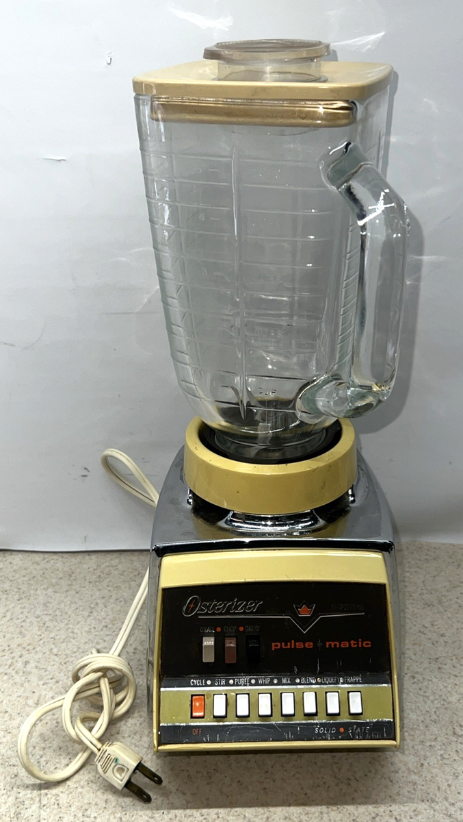 Osterizer pulse matic 10 ヴィンテージブレンダー　動作品 Osterizer Pulse matic Imperial Vintage Tabletop Blender Yellow