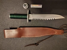 First Blood Standard Edition Knife Rambo 9" SS Blade, Heavy Duty, Movie Accurate