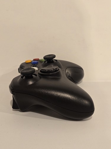 Microsoft Xbox 360 Wireless Controller Black Model 1403 Works OEM Official - Afbeelding 4 van 7
