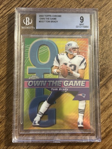 Tom Brady [Refractor] #OG7 2002 Topps Chrome Own the Game card